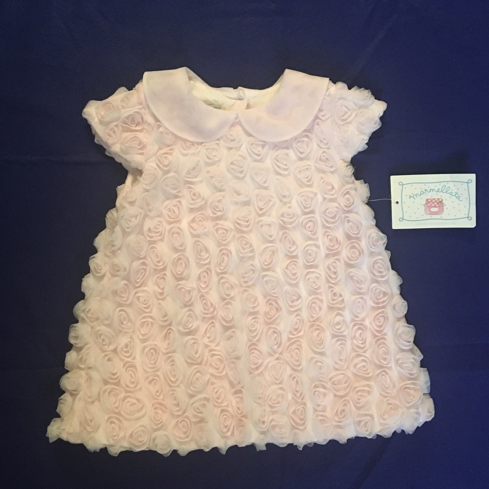 Baby pink flower dress